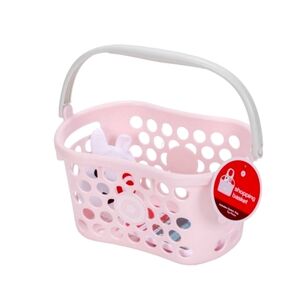 Pink Target Toy Shopping Basket NWT